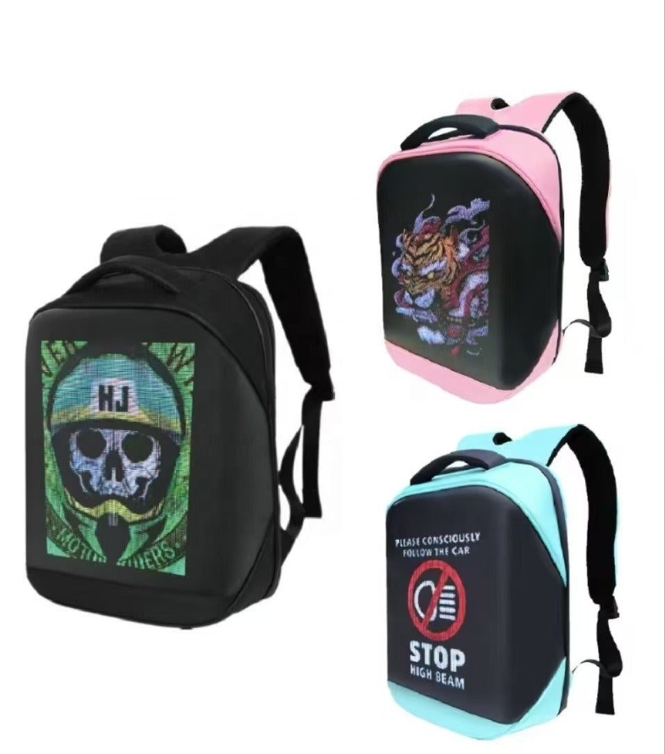 T3 Smart LED Backpack with Digital Advertising Display