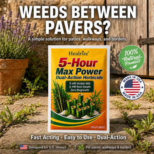 🔥Healrize® 5-Hour Max Power Dual-Action Herbicide | Fast-Acting Granules for Stubborn Weeds & Brush