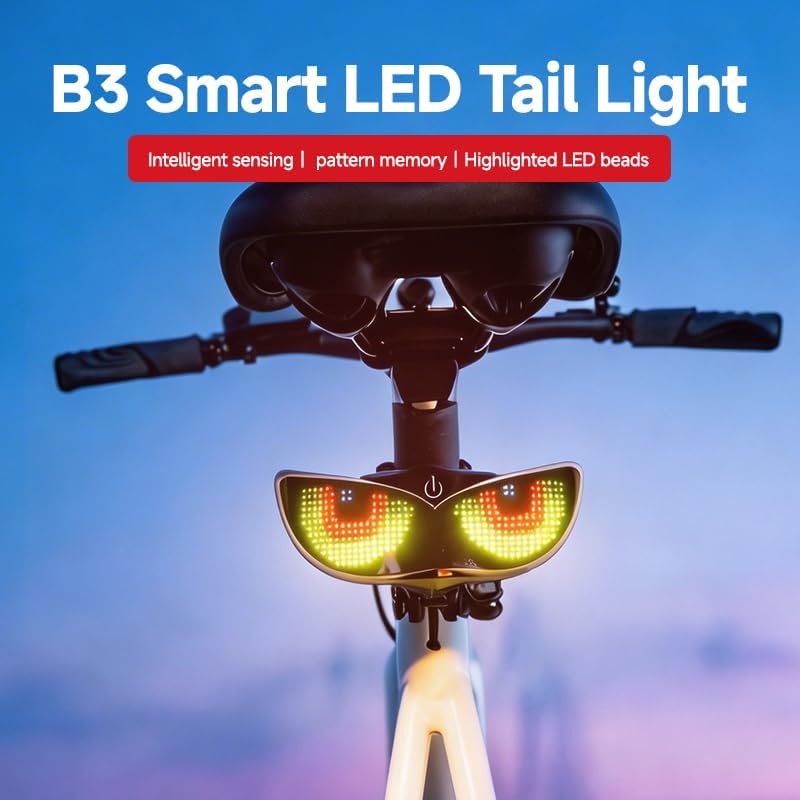 Smart LED Brake Light for Bikes & Helmets