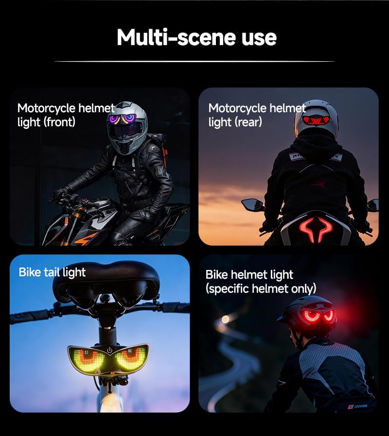 Smart LED Brake Light for Bikes & Helmets