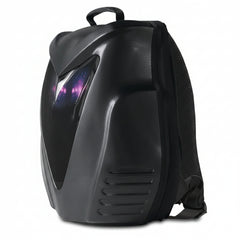 Smart LED Owl Motorcycle Backpack with USB Port