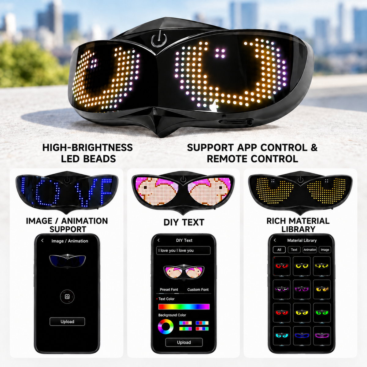 Smart LED Bike & Helmet Tail Light with Turn Signals & Brake Alert