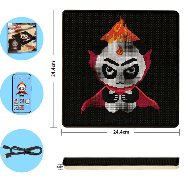 78*78 LED Smart Educational Fuse Perler Beads Template Board Pixel Art DIY APP Control Board