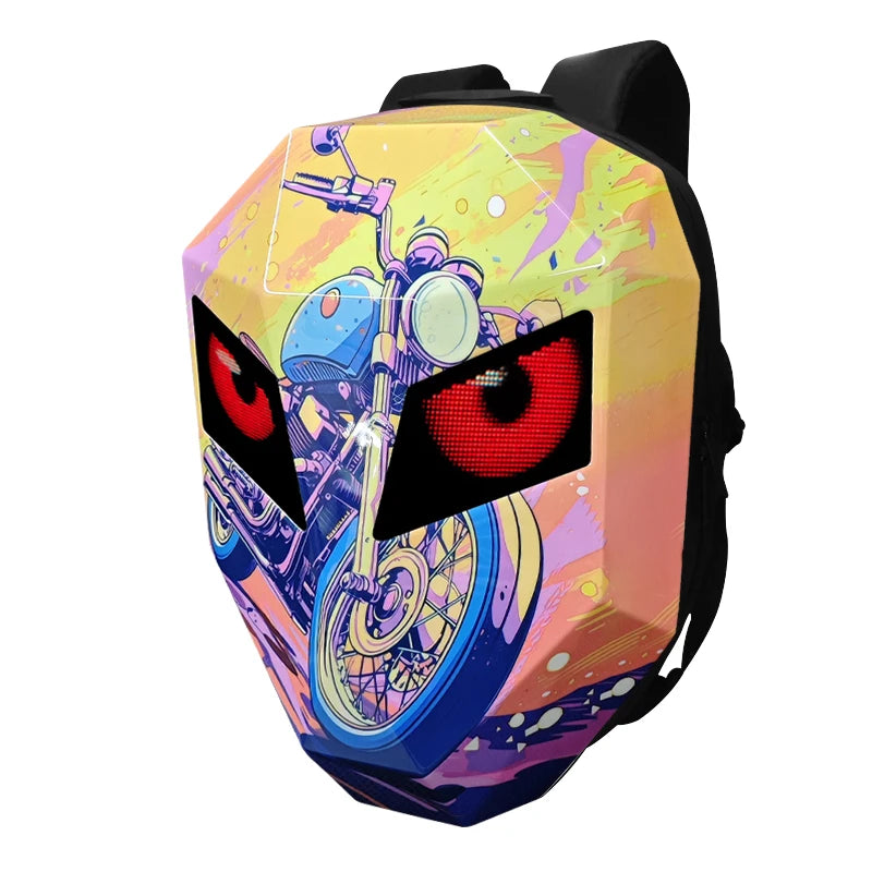 Knight Hard Shell Motorcycle Riding Backpack