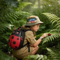 Cute Ladybug LED Kids Backpack