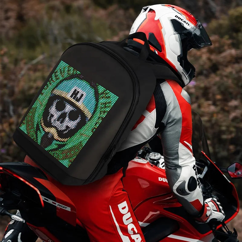 T2 Smart LED Backpack – Full Color Display & APP Control