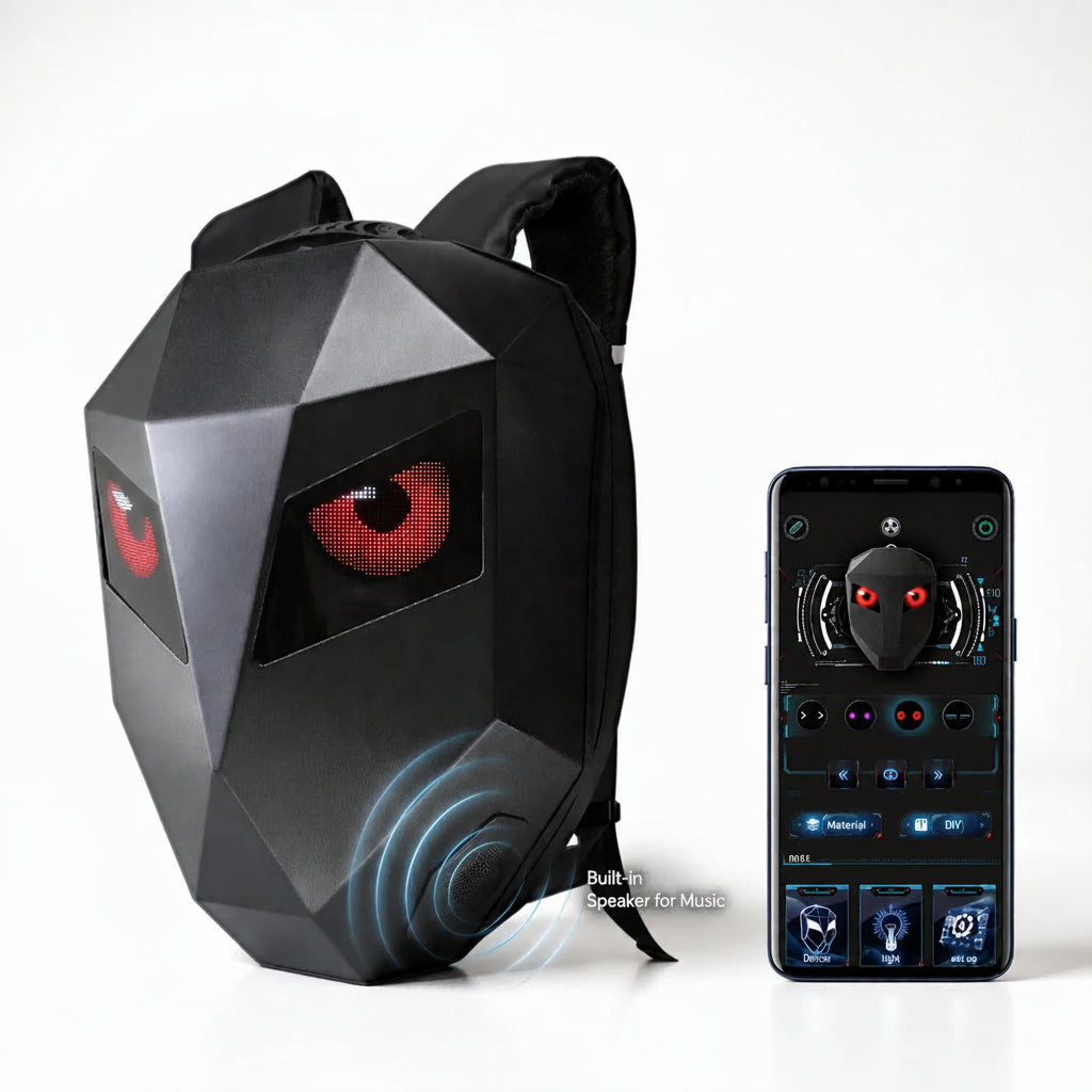 Iron Man Smart LED Backpack with Speaker