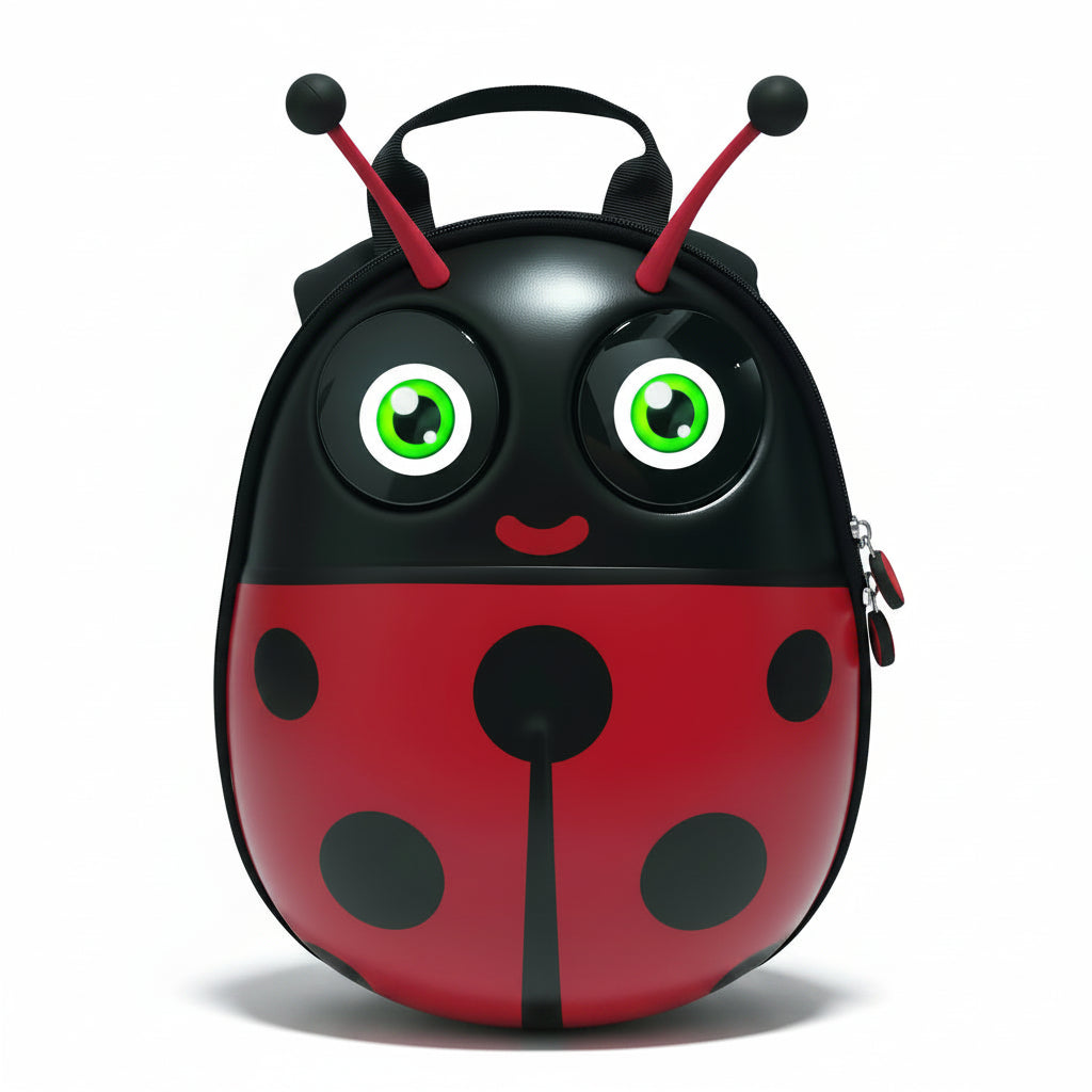 Cute Ladybug LED Kids Backpack