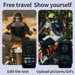 Knight Hard Shell Motorcycle Riding Backpack