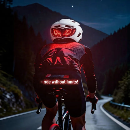 Smart LED Bicycle Helmet with APP Control and Wireless Display