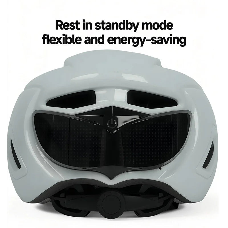 Smart LED Bicycle Helmet with APP Control and Wireless Display