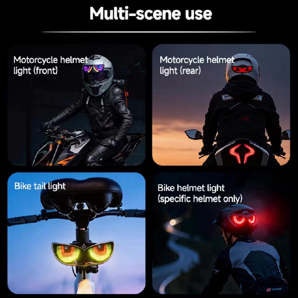 Smart LED Taillight for Bicycle & Motorcycle Riding Safety